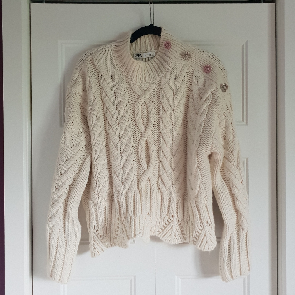 Zara cream sweater